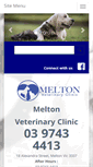 Mobile Screenshot of meltonvet.com.au